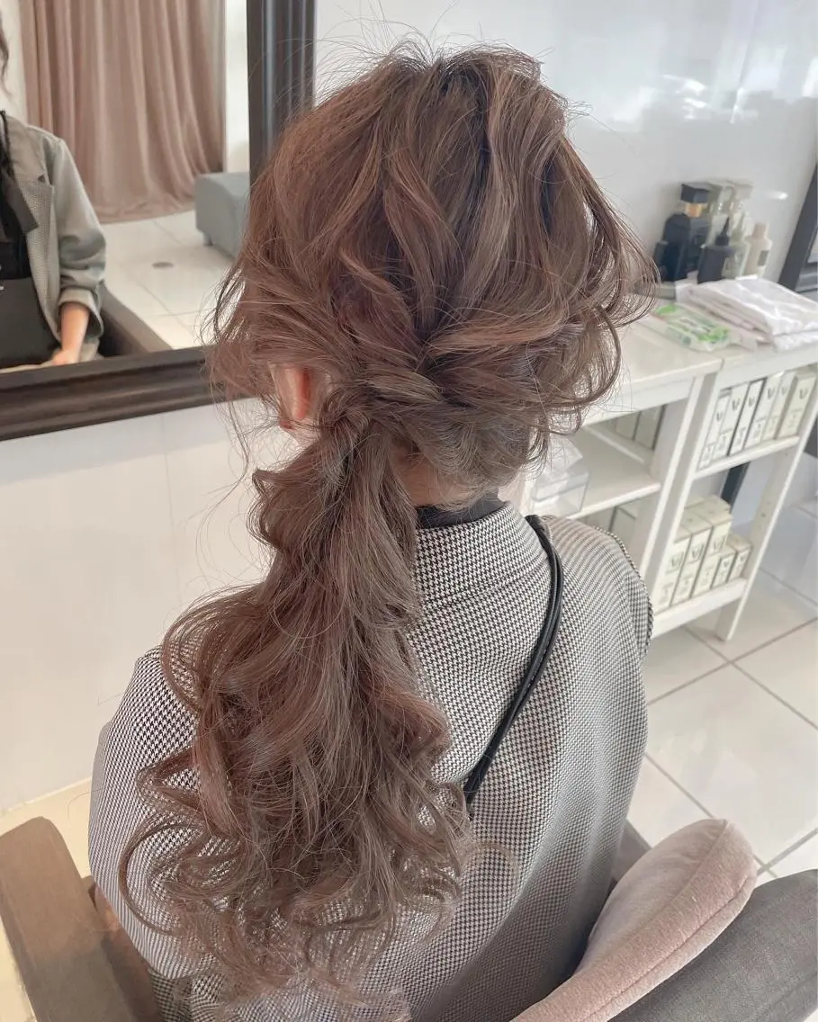 ロング ヘアアレンジ キッズ ヘアメイク10年から 美容師💄Anriのヘアスタイル