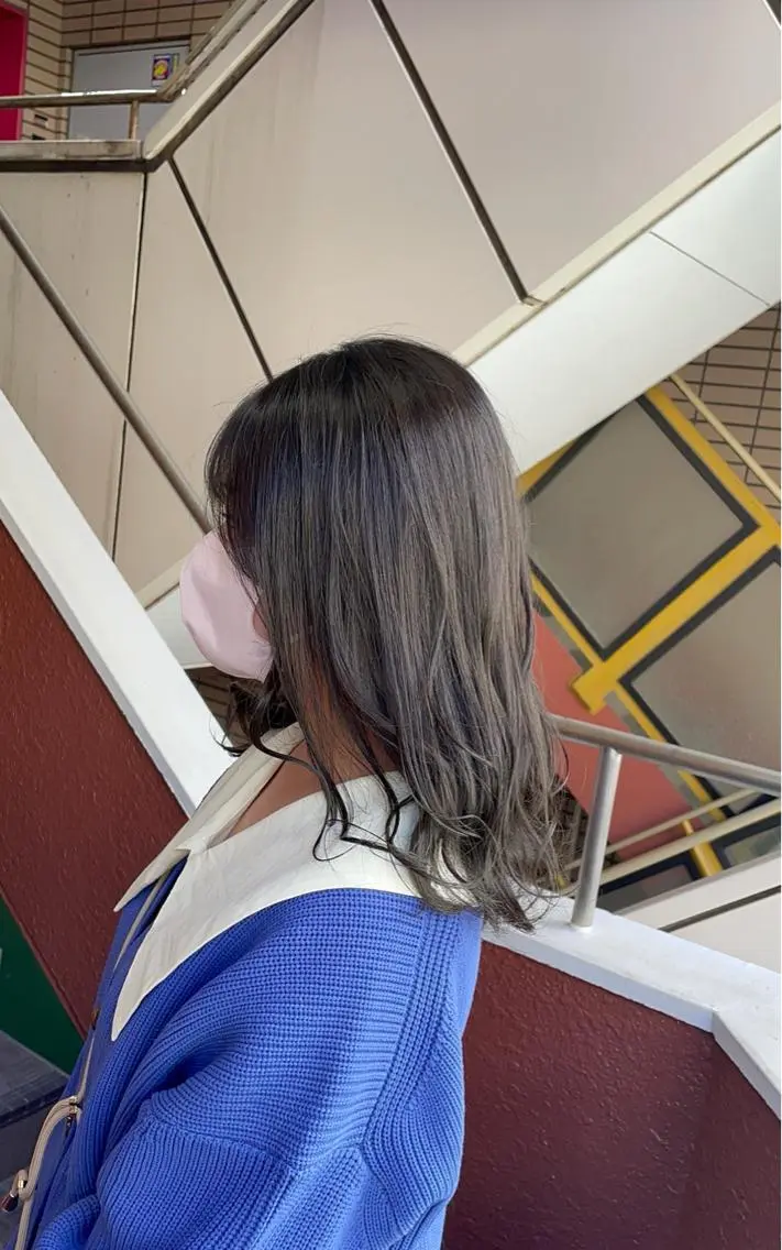 ミディアム カラー ヘアアレンジ 透明感カラー カット ヘアカラー トリートメント Joshua /パーソナル髪質改善のヘアスタイル