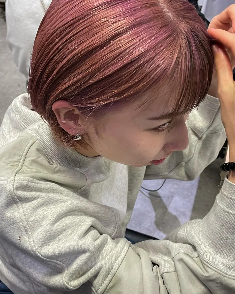 ショート ショートボブ ボブ ショートヘア yui/ layer cutのヘアスタイル