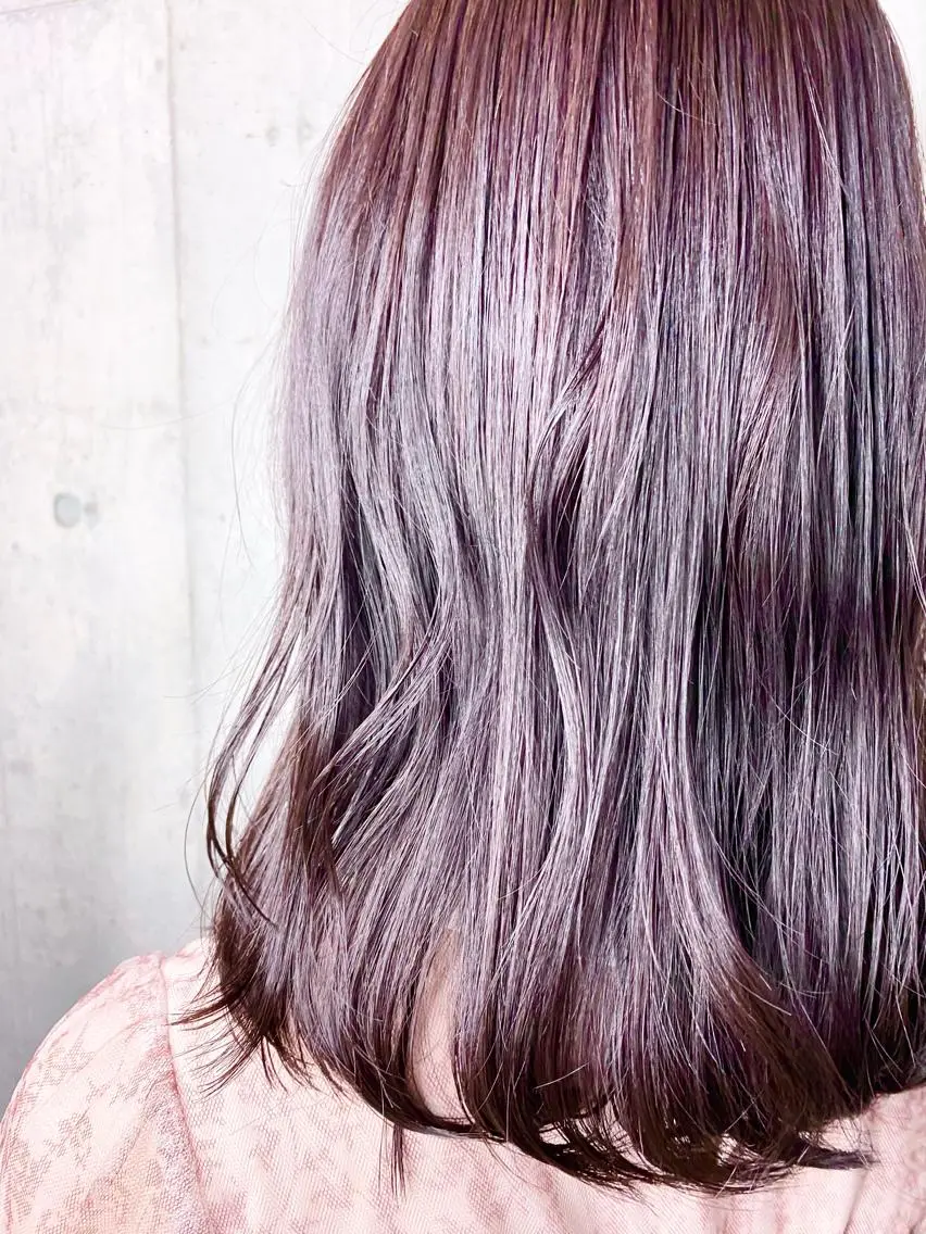 ミディアム カラー 再現性No.1ヘア ごーた立川のヘアスタイル