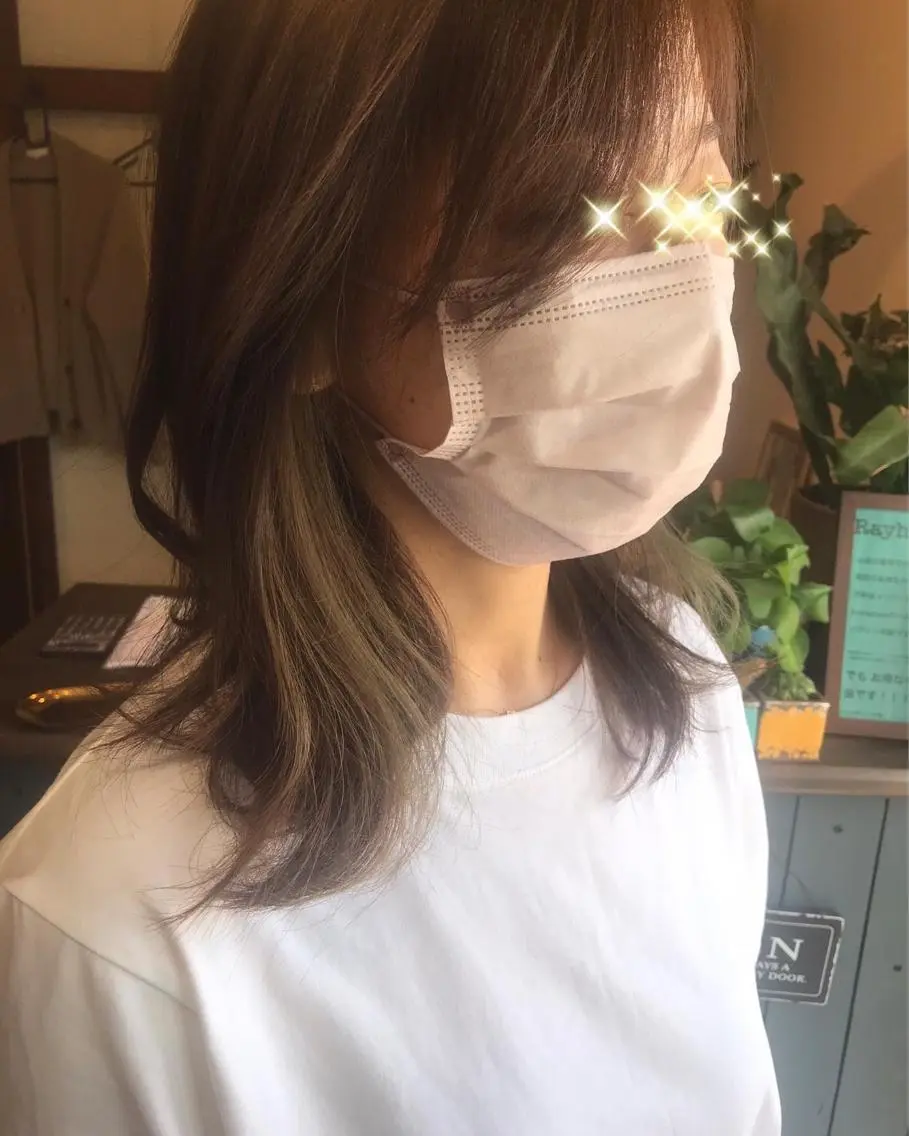 セミロング カラー Ray hair 春日部のヘアスタイル