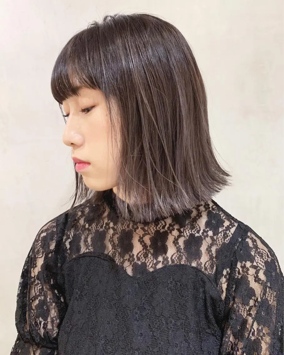 ミディアム カラー カット ヘアカラー トリートメント 優作 〜圧倒的信頼〜のヘアスタイル