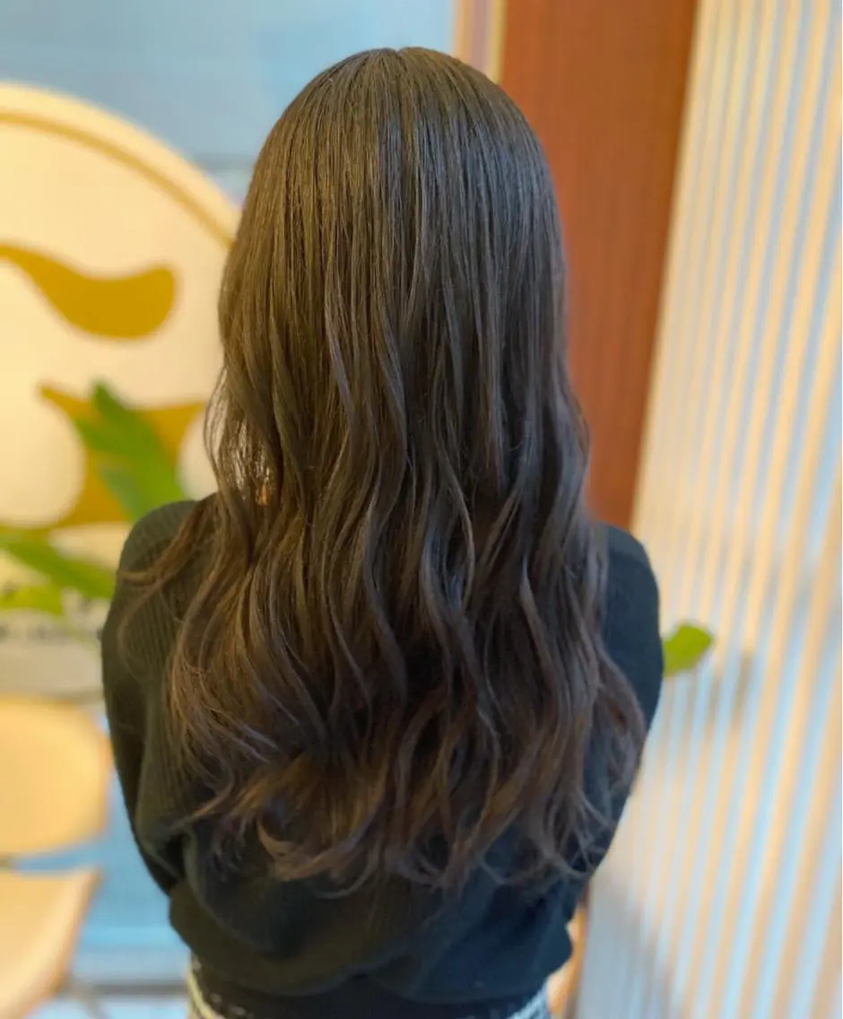 ロング カラー アッシュ アッシュブラウン ブラウンカラー 🫧富田 苑実🫧のヘアスタイル
