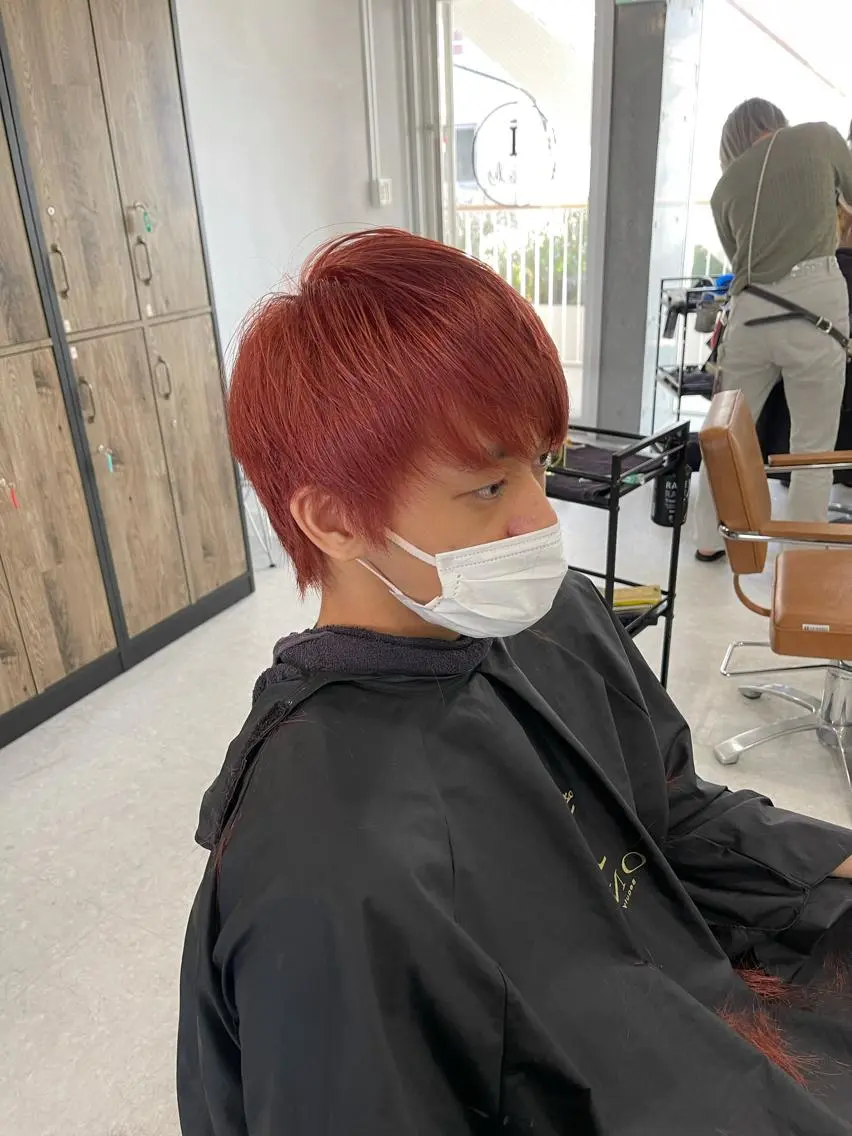 メンズ ヘアカラー トリートメント ヘアセット バレイヤージュ特化/ アキラのヘアスタイル