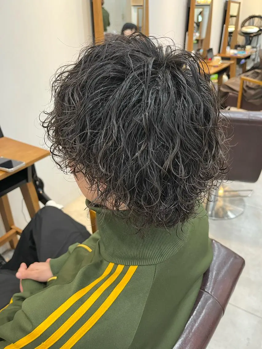 パーマ メンズ カット パーマ トリートメント 🏆メンズ特化🥇 店長YUTOのヘアスタイル