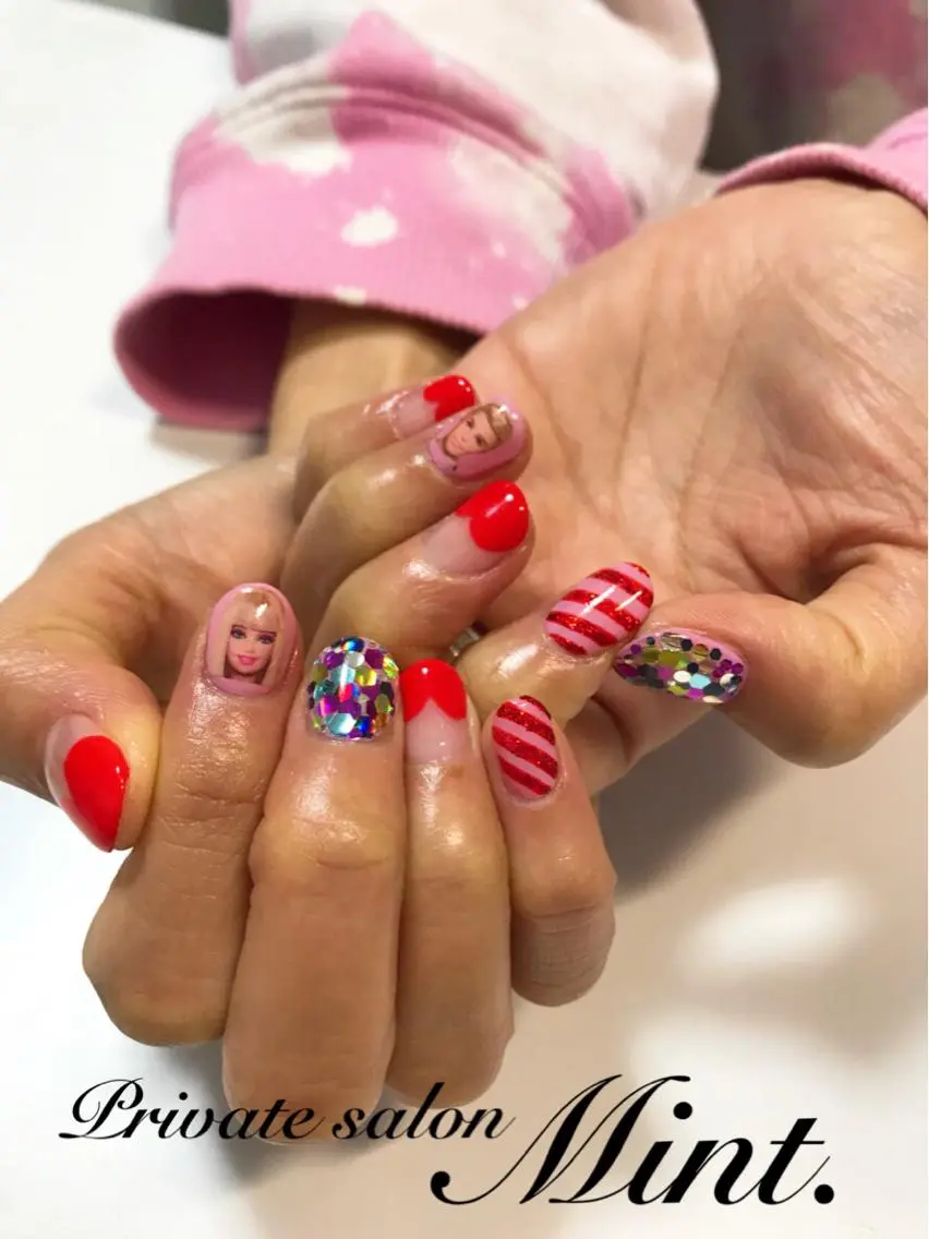 ショート ネイル ジェルネイル ハンドネイル Mint. nailのネイルデザイン