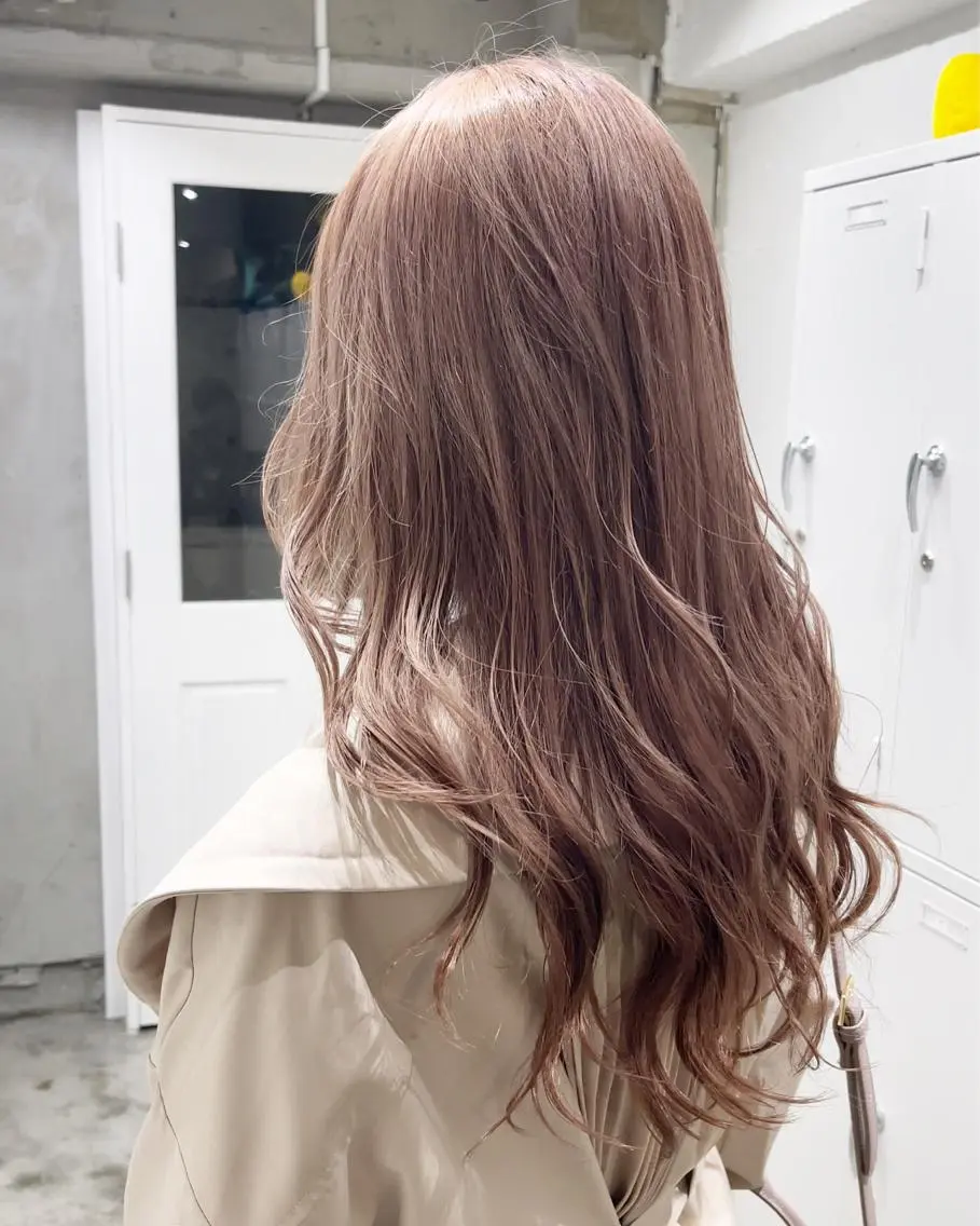 ロング カラー ヘアカラー トリートメント ハッシュカット/ハイ トーン/HIROKIのヘアスタイル
