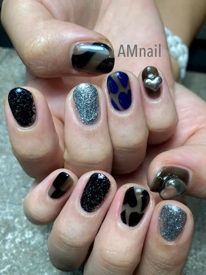 ネイル アートネイル 持ち込み ハンドネイル Am:nail 柏 SUE（スゥ）のネイルデザイン