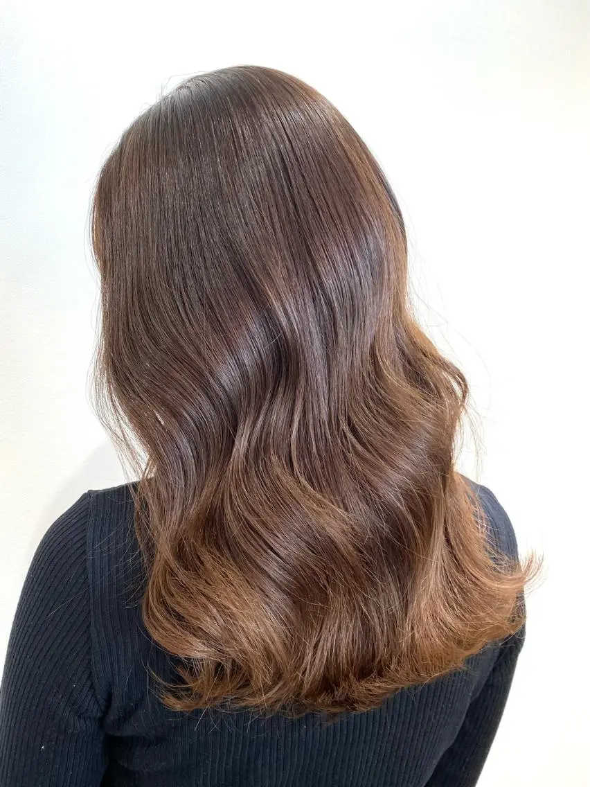 カラー ベージュカラー ハルカ ・のヘアスタイル