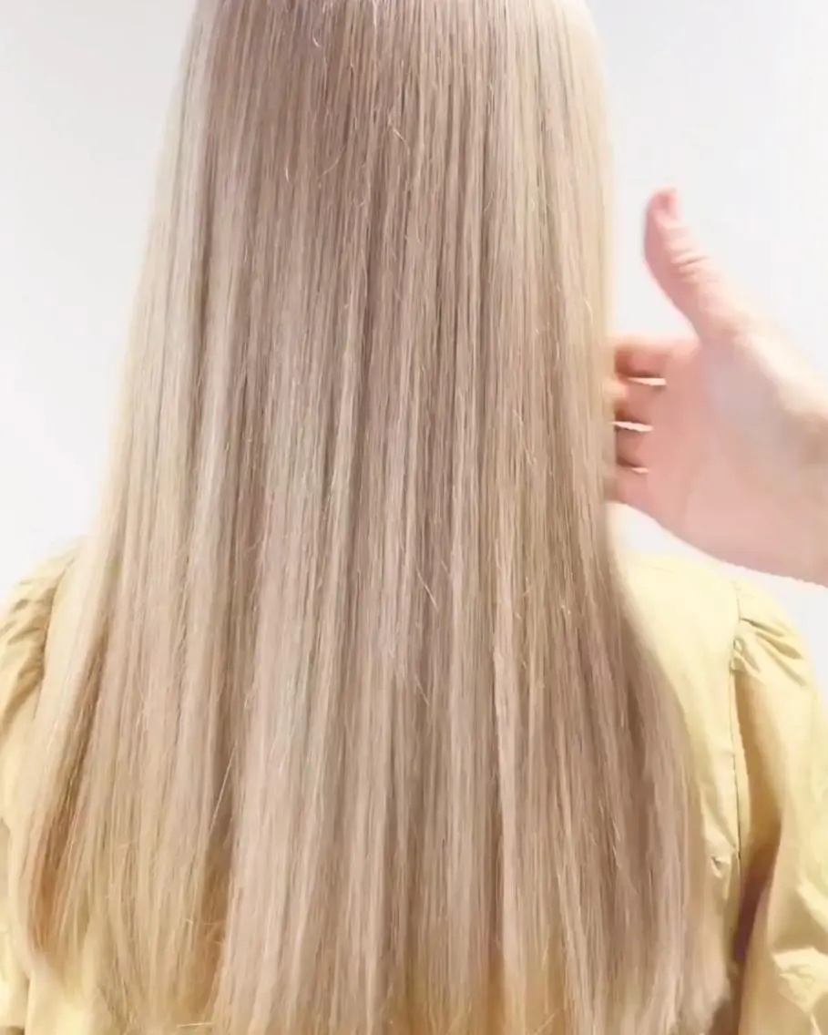 ミディアム カラー ヘアカラー トリートメント ハイトーン特化サロン 代表 中谷蓮のヘアスタイル