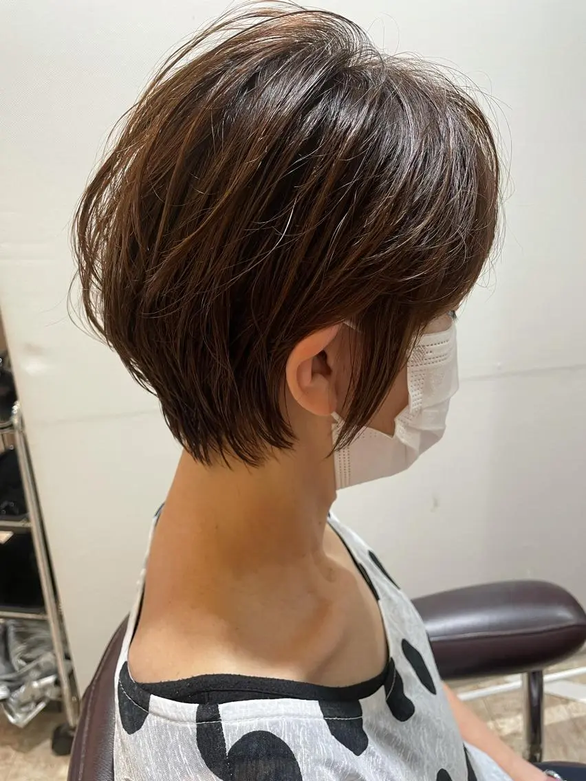 ショート ショートヘア hair terra ce M奈良店のヘアスタイル