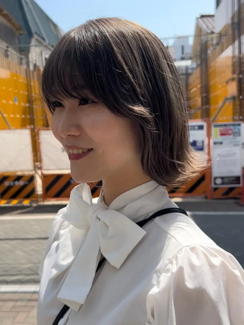 ショート カラー ヘアカラー トリートメント しみず さくら🌸のヘアスタイル