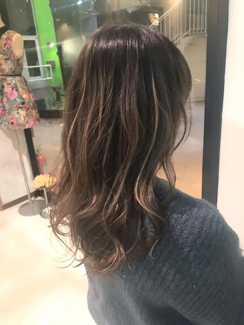 ロング カラー 外国人風カラー 松村 崇弘のヘアスタイル