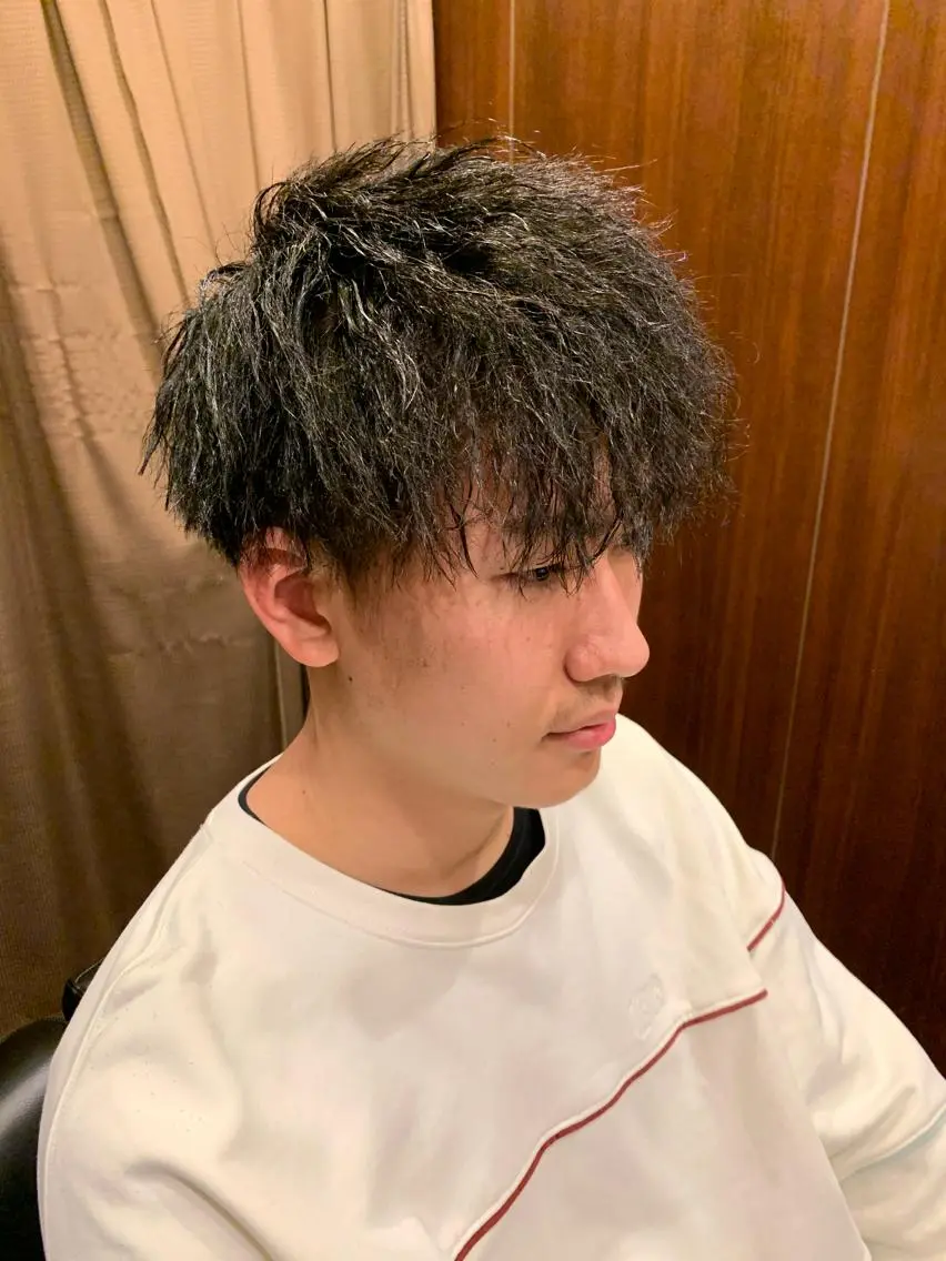パーマ メンズ プレミアムバーバー 草野のヘアスタイル