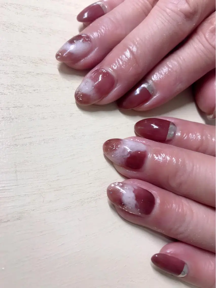ネイル アートネイル ニュアンスネイル kawaguchi yukiのネイルデザイン