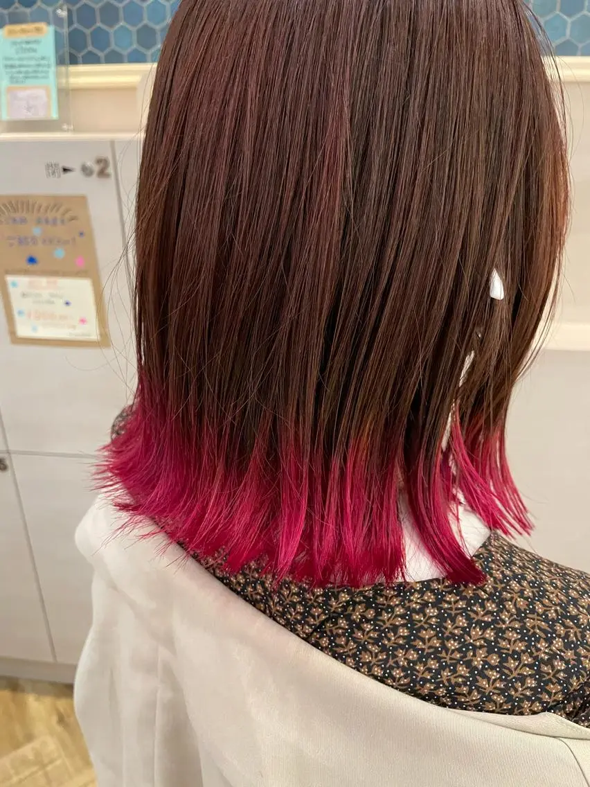 ミディアム カラー 大橋 拓実のヘアスタイル