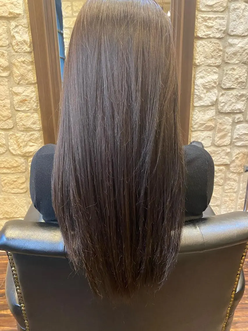 ロング カラー ブラウンカラー ナチュラルブラウン ロング ブリーチカラー⸜♡⸝ クルミ🐍のヘアスタイル