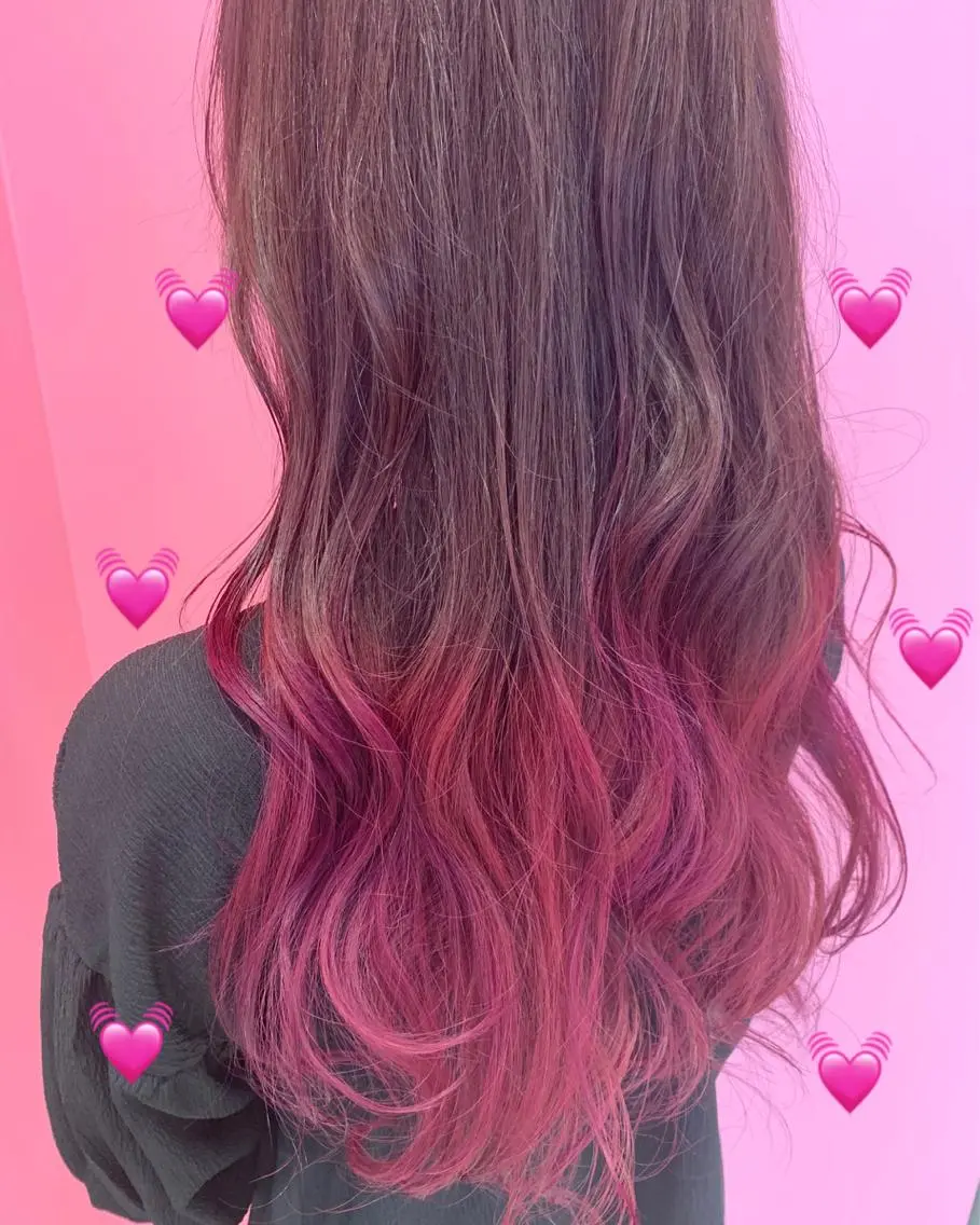 ロング カラー ブリーチ ダブルカラー グラデーションカラー グレージュ インナーカラー ヘアカラー 新宿駅近♡個室 ♡関口三都季🌜のヘアスタイル