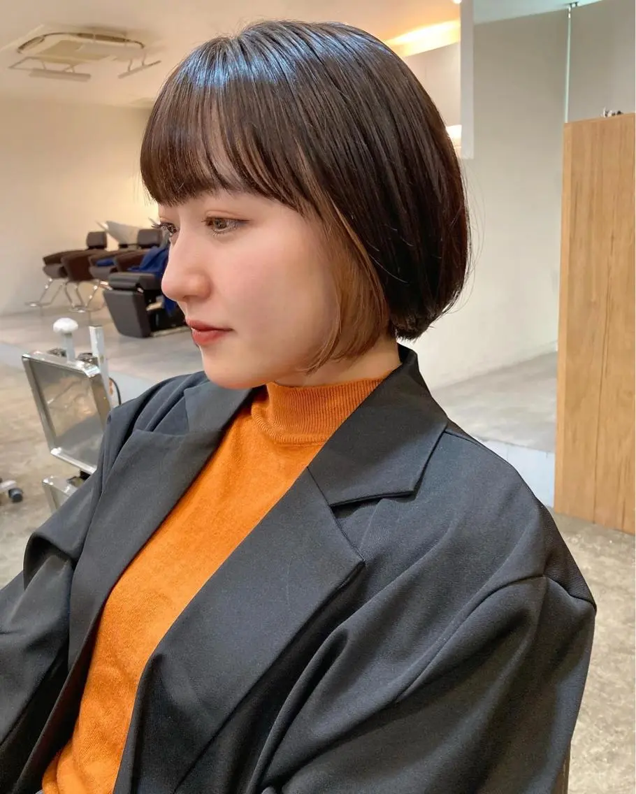 ショート ボブ カット ヘアカラー カラーリスト菅野 竜矢🌈のヘアスタイル