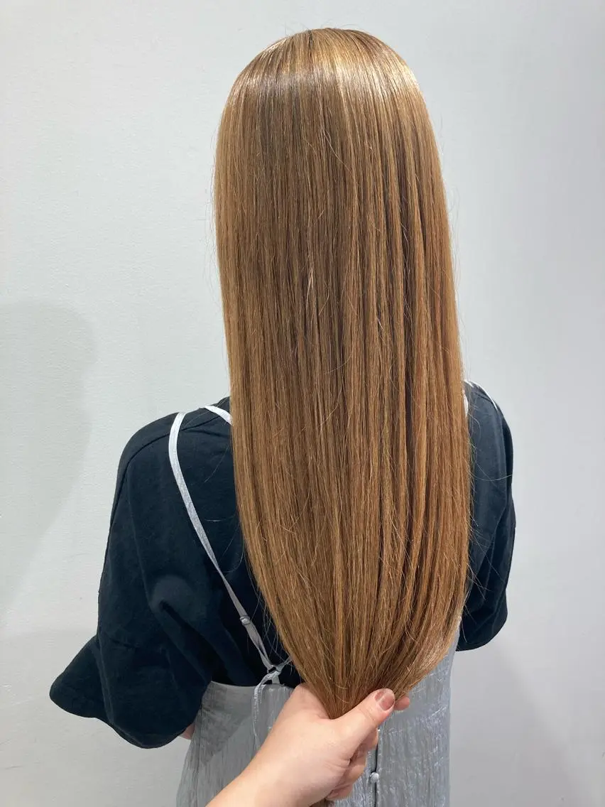 ロング 透明感カラー 板橋 島村美咲のヘアスタイル