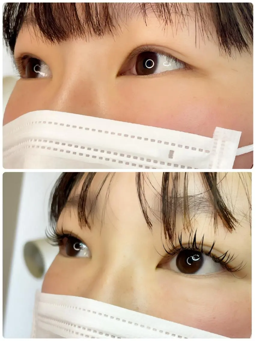 マツエク・マツパ アイブロウ 眉カラー 眉毛ワックス脱毛 フラットラッシュ パリジェンヌラッシュリフト まつげパーマ salonde CHANELのマツエク・マツパデザイン