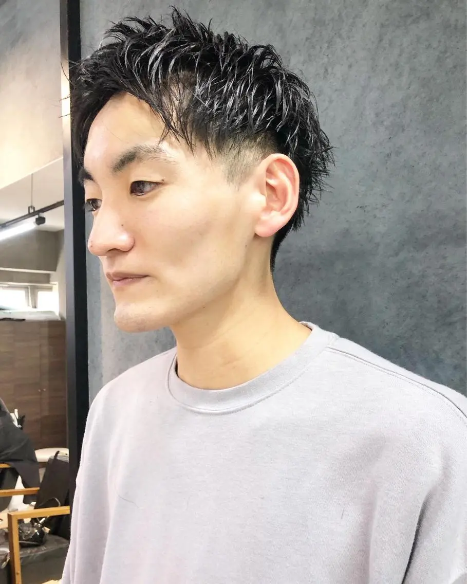 ヘアアレンジ メンズ メンズベリーショート カット トリートメント ヘアセット メンズ特化✂️栗原 侑也のヘアスタイル