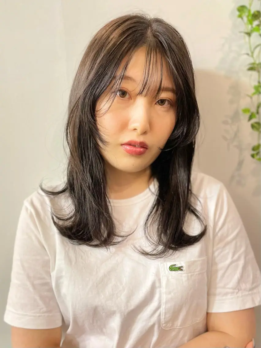 ロング カラー ウルフカット カット ヘアカラー ツヤ美髪💐 髪質改善/高山愛来のヘアスタイル