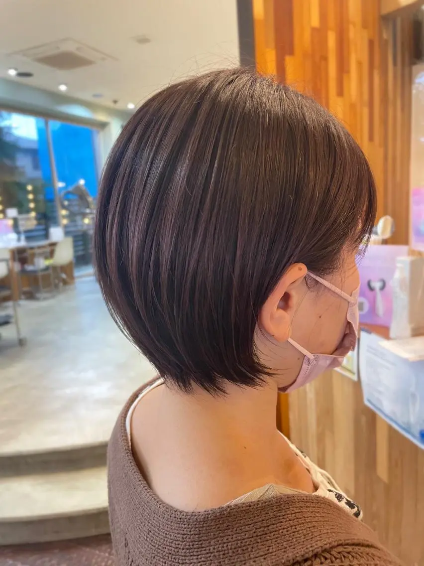 ミディアム ショートボブ ボブ むらまつ えりこのヘアスタイル