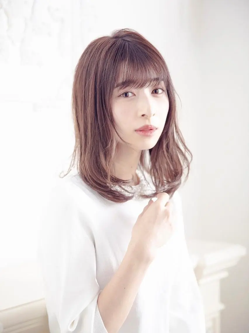 ミディアム カラー カット ヘアカラー トリートメント 似合わせカット 銀座/アライ カズヤのヘアスタイル