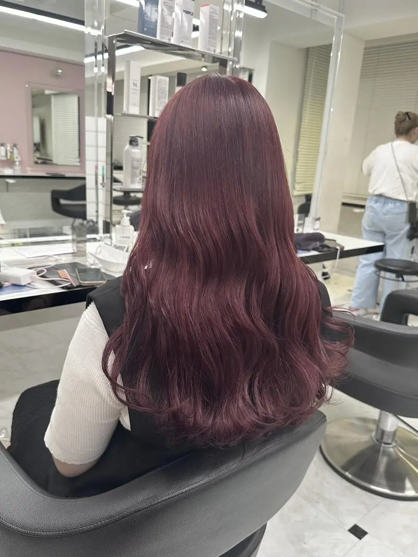 カラー 💗夏の 透明感カラー💗のヘアスタイル