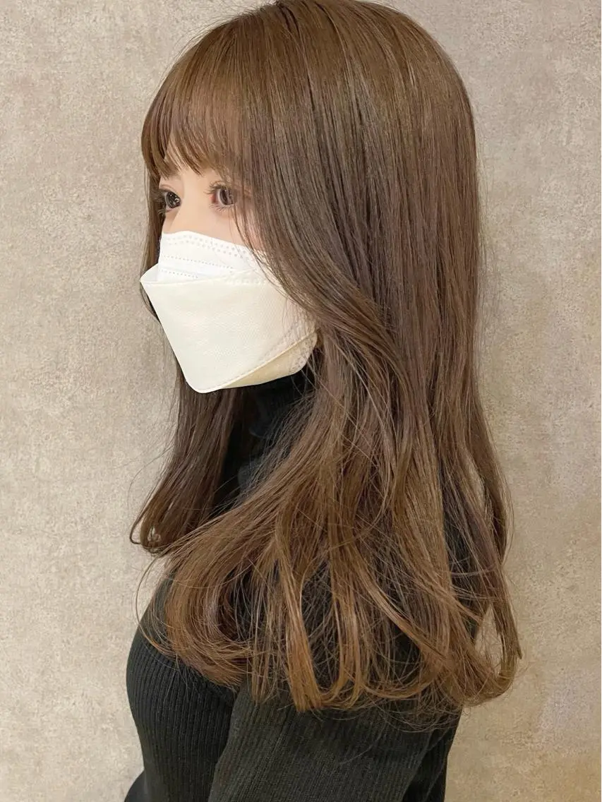 ロング カラー TRENCH　相澤 果歩のヘアスタイル