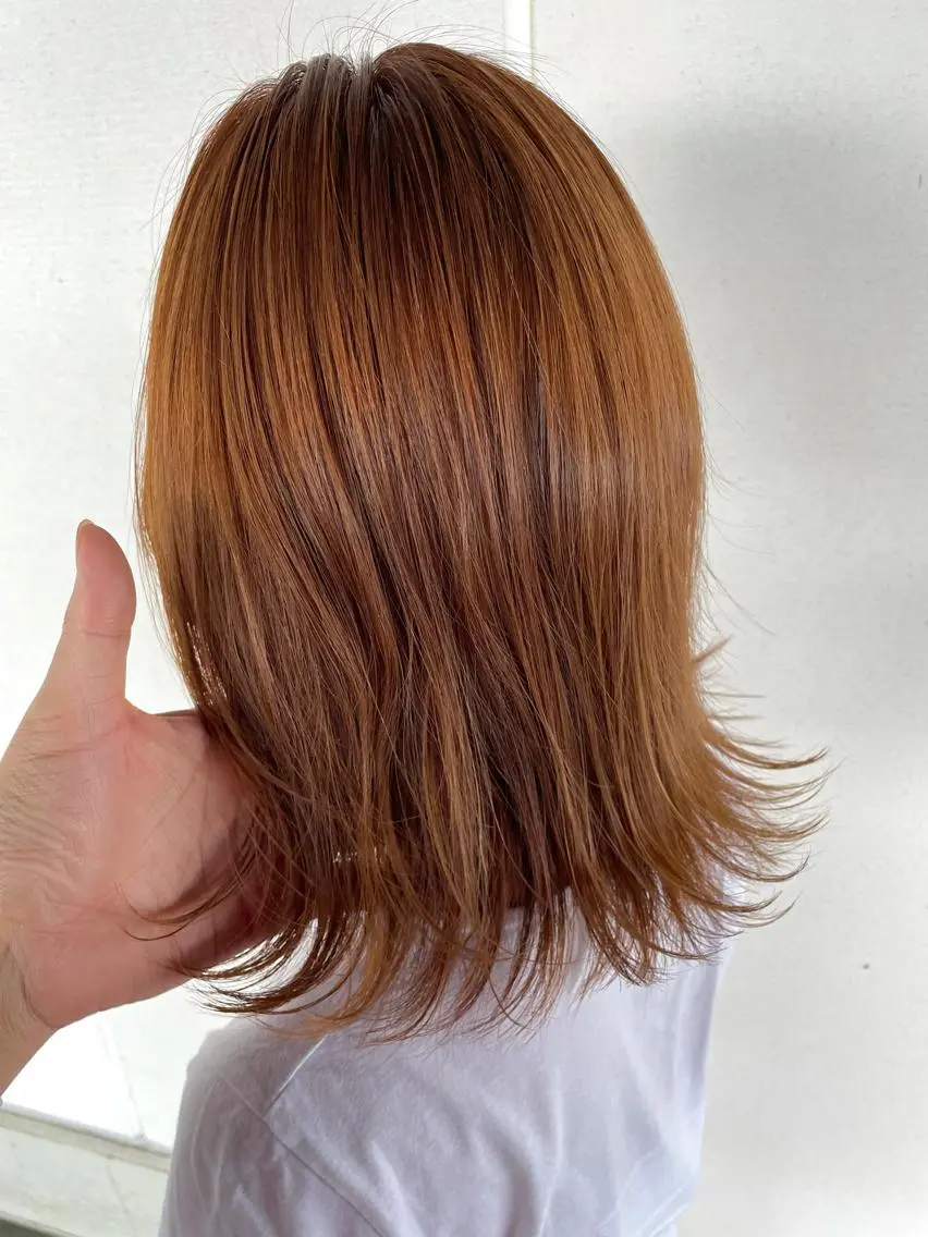ミディアム ハイライト hair terra ce M奈良店のヘアスタイル