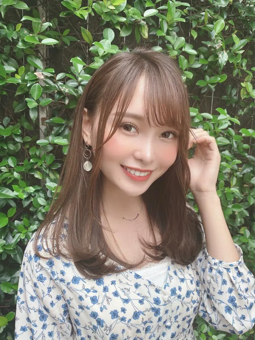 セミロング カラー ヘアカラー トリートメント REM【阿佐ヶ谷】 MEGUのヘアスタイル