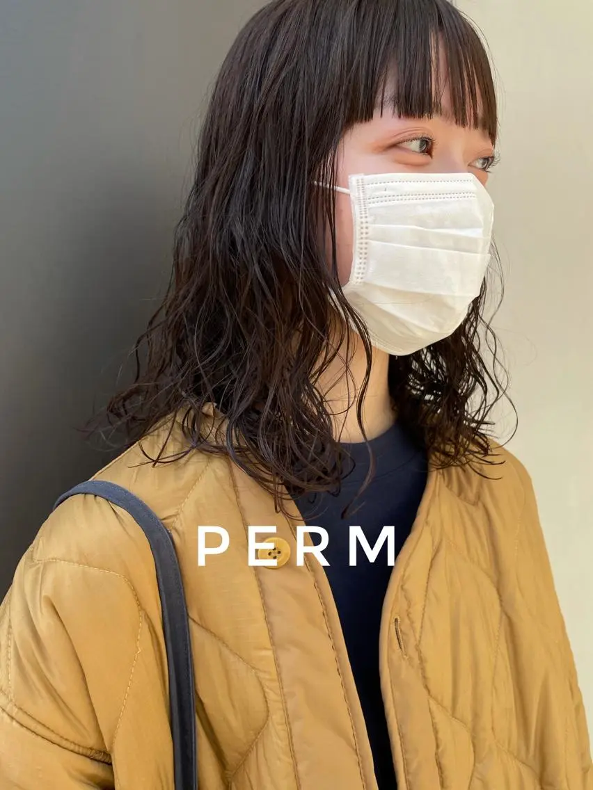 セミロング カラー パーマ キッズ オトナヘア🌸 harukaのヘアスタイル