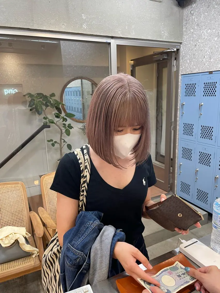ショート ヘアカラー ブリーチなしダブル ブリーチカラー優海のヘアスタイル