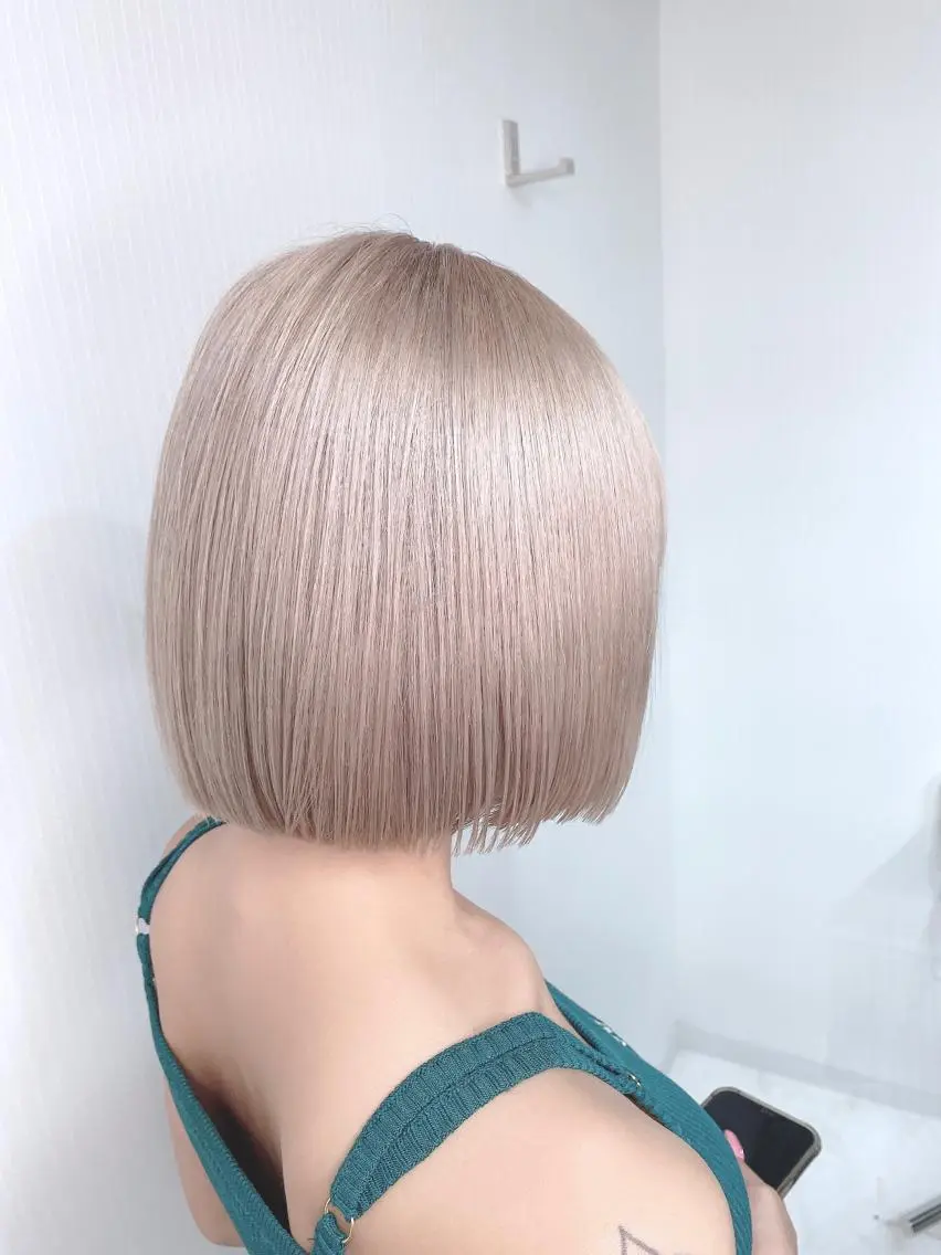ショート カラー ベージュカラー ヘアカラー 【Diar】オーナー アキヨシケンタのヘアスタイル