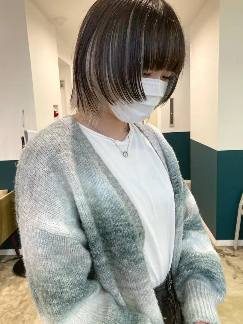 ショート カラー 顔周りカット レイヤーカット ウルフカット カット カラーリスト菅野 竜矢🌈のヘアスタイル