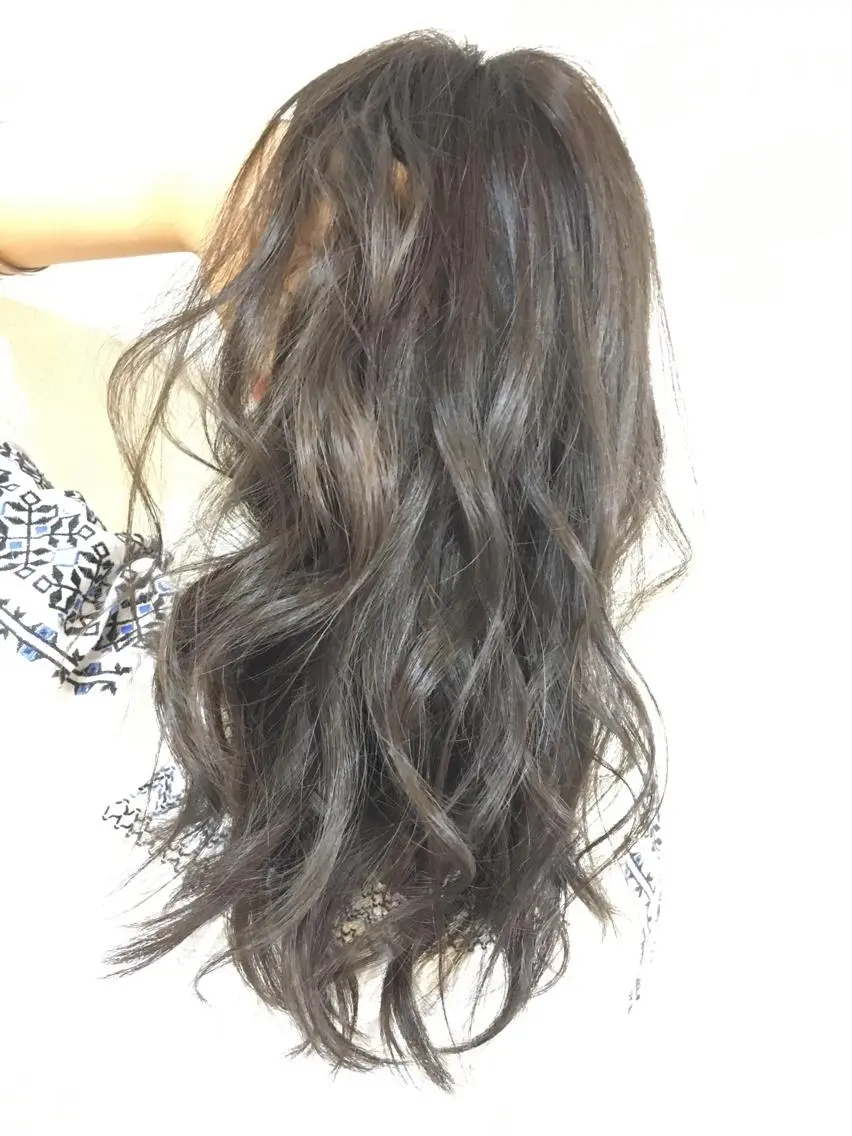 ロング カラー ヘアアレンジ カット ヘアカラー トリートメント SHIORI💜口コ ミNo.1艶カラーのヘアスタイル
