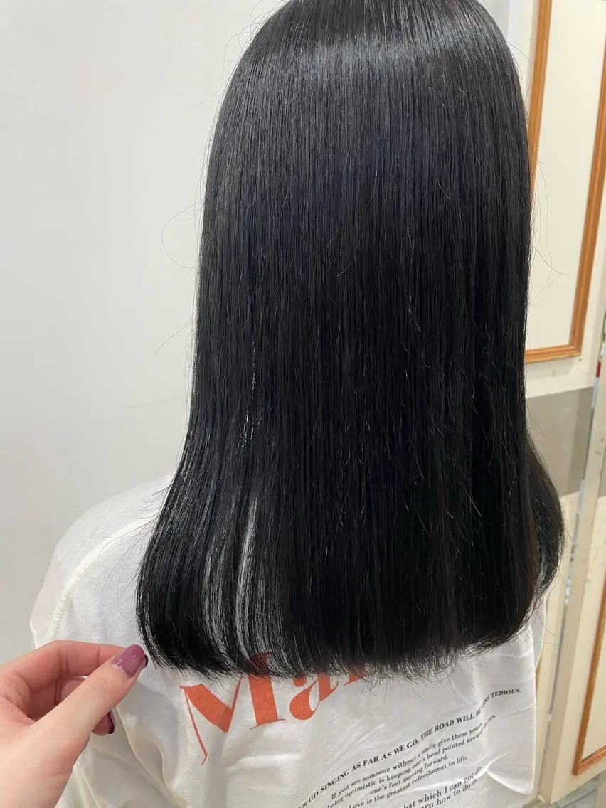 ロング カラー clan .のヘアスタイル