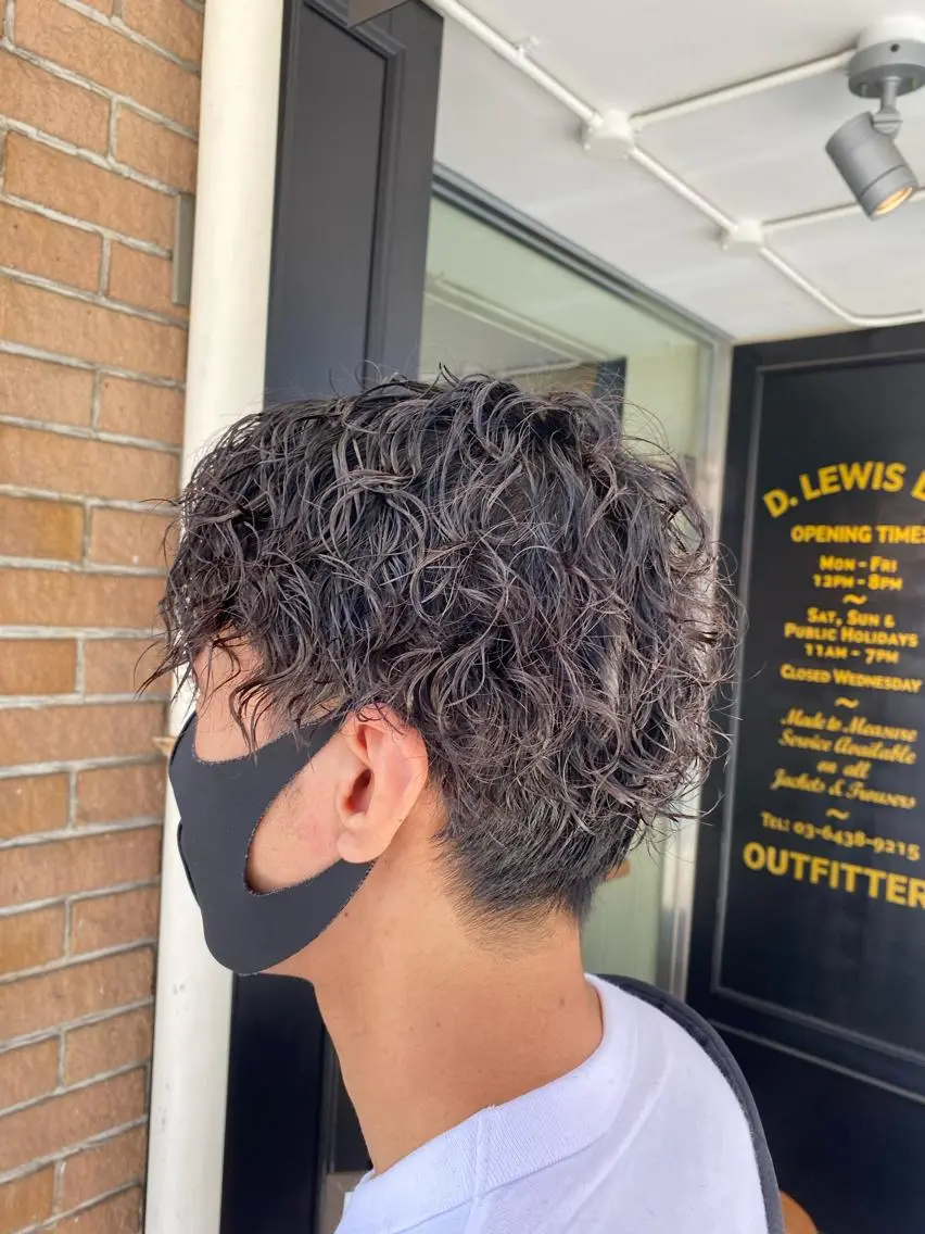 パーマ メンズ カット パーマ トリートメント ヘアセット 再現性No.1ヘア ごーた立川のヘアスタイル