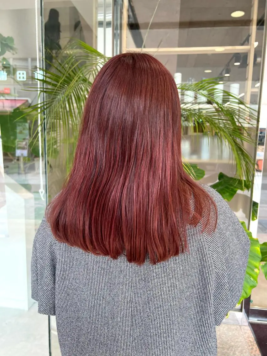 ミディアム カラー カット ヘアカラー トリートメント 🍀お悩み改善憧れの 美髪　小林風雅のヘアスタイル