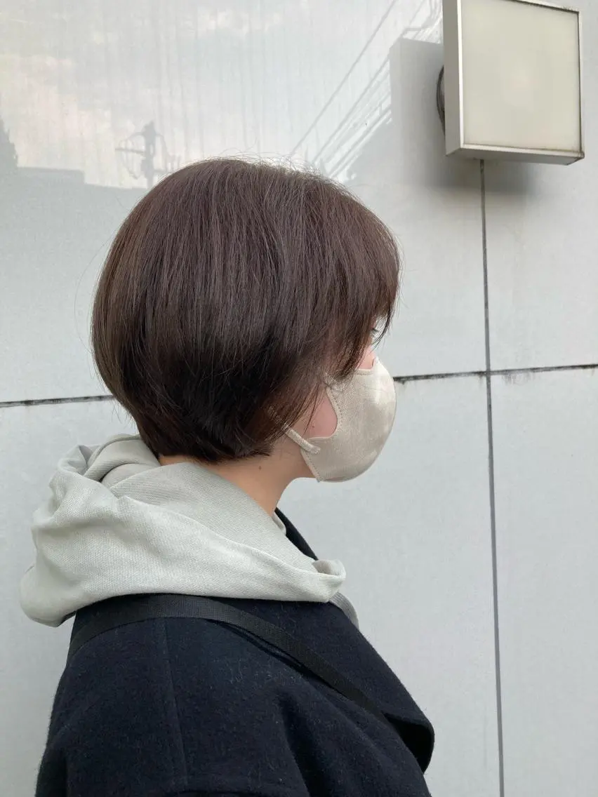 ショート カット ヘアカラー トリートメント 寺田 ゆりのヘアスタイル