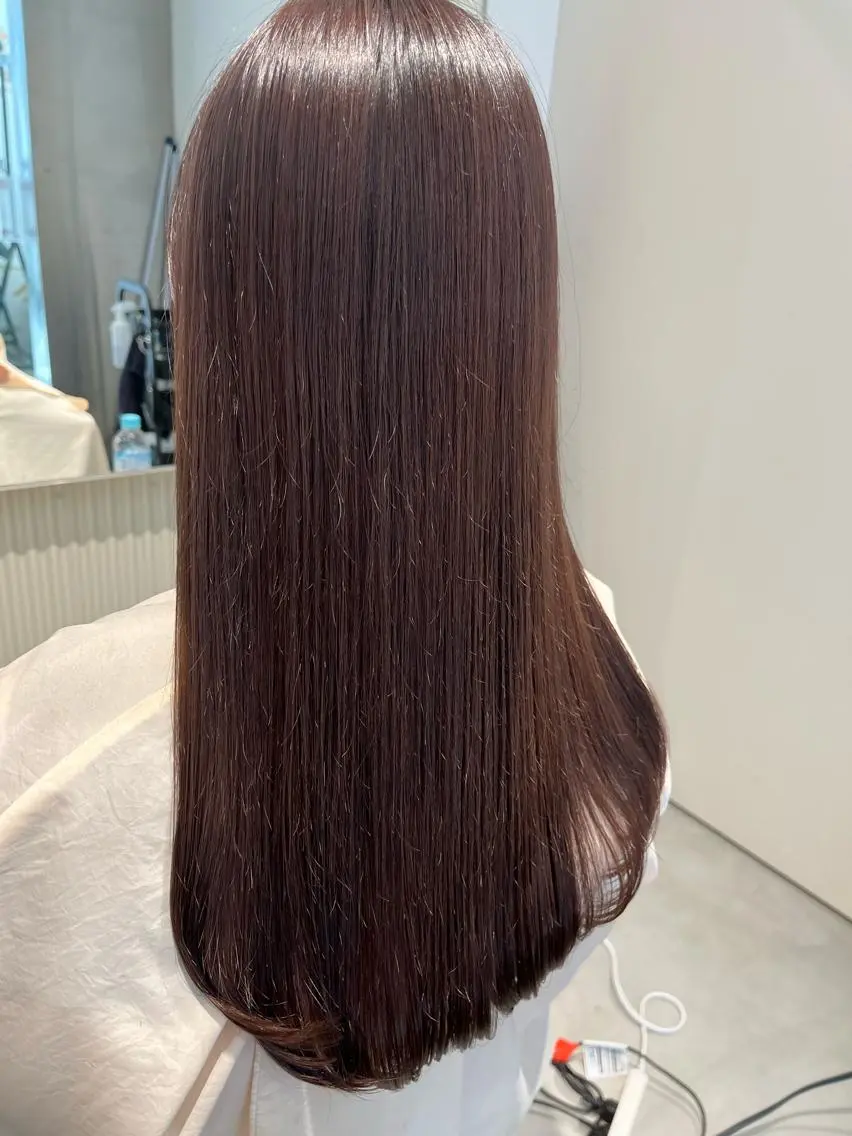 セミロング カラー カット ヘアカラー トリートメント 池田 寿子のヘアスタイル
