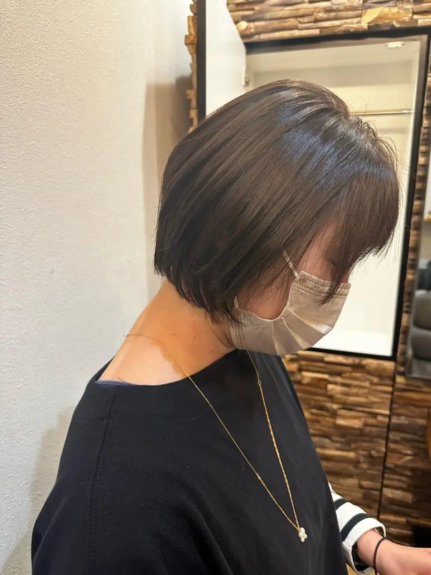 ショート 前田 加奈子のヘアスタイル