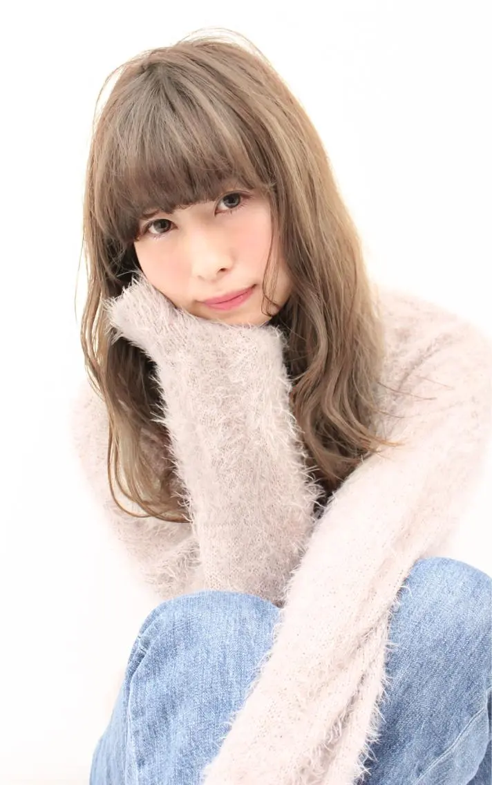 セミロング YOFAhair芦屋 峰★カラーリストのヘアスタイル
