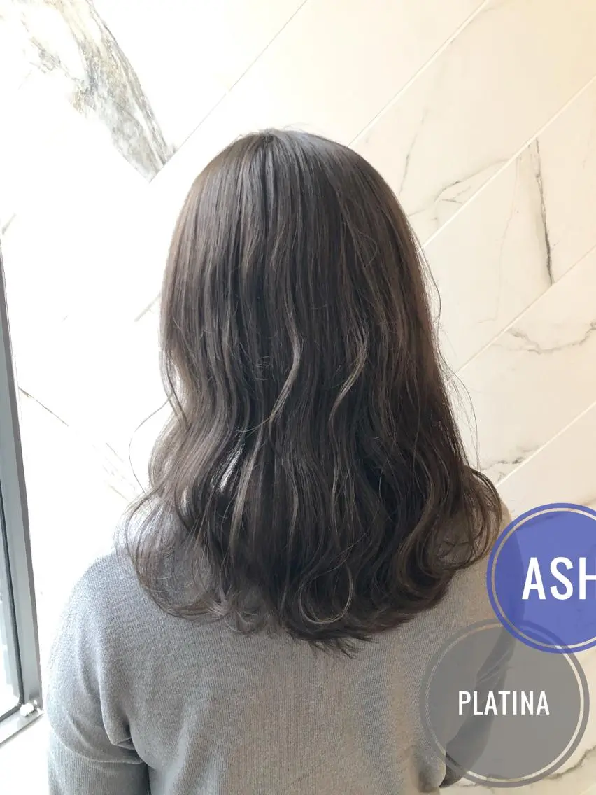 ミディアム カラー ヘアアレンジ 透明感カラー グレージュ ハイライトカラー ハイライト ✨似合うのその先へ✨ 田中延和のヘアスタイル