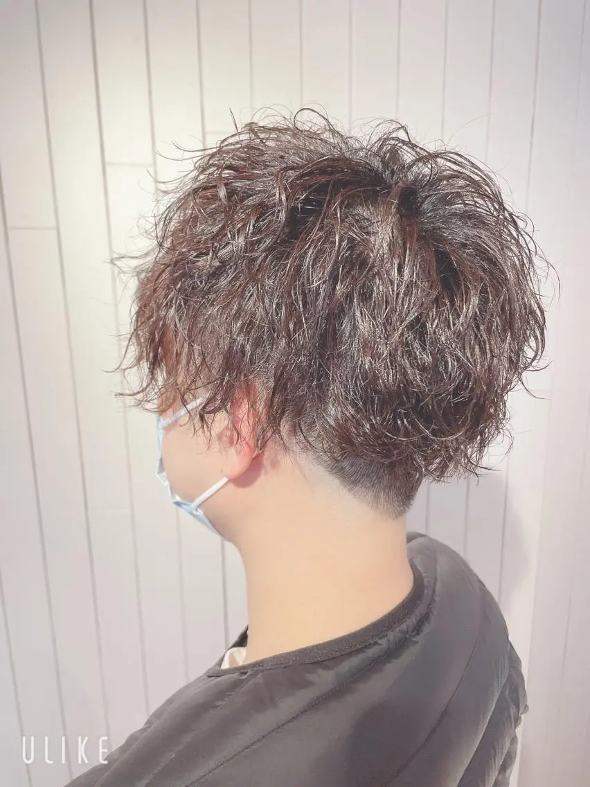 ショート パーマ メンズ メンズパーマ ツイストスパイラルパーマ スパイラルパーマ カット パーマ ❣️モードケイズ塚口 和田一将のヘアスタイル