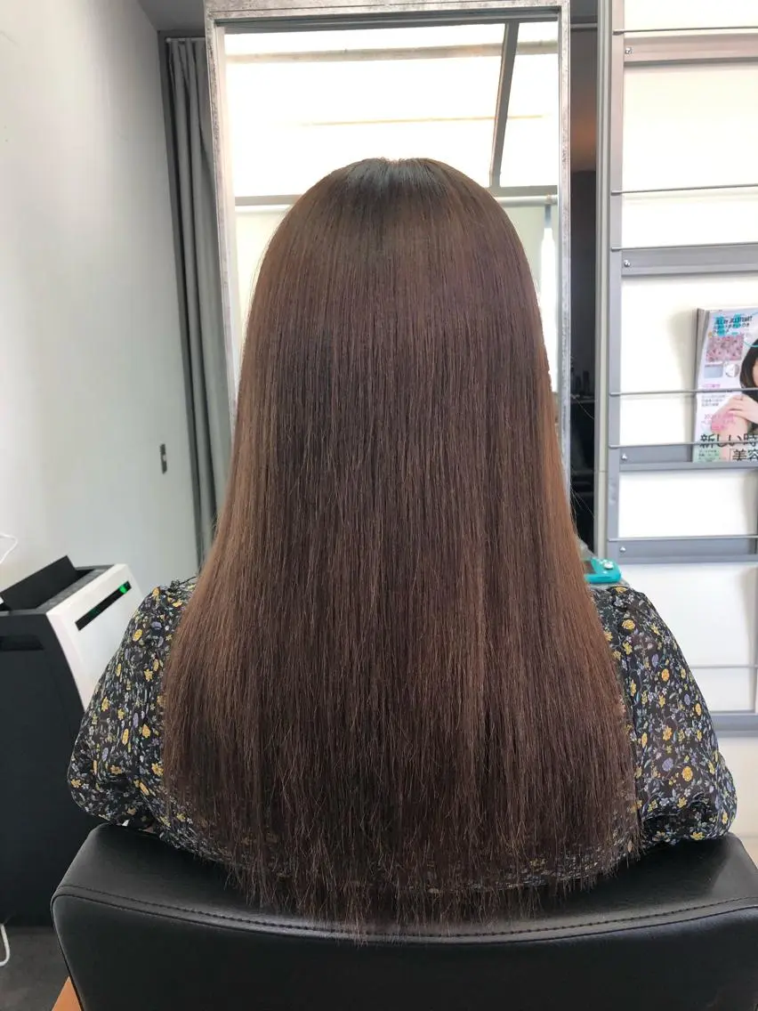 ミディアム カラー ヘアアレンジ カット ヘアカラー トリートメント 大塚 貴之のヘアスタイル