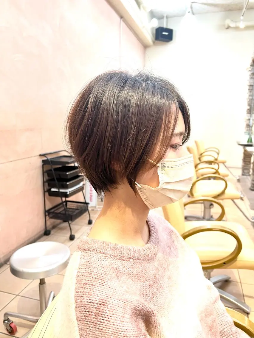 ショート ショートヘア 髪質改善ストレート ⚡️下ノ村柊斗⚡️のヘアスタイル
