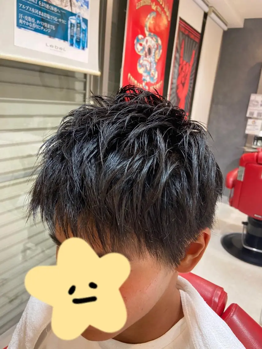 ショート メンズ カット 岡 且也のヘアスタイル